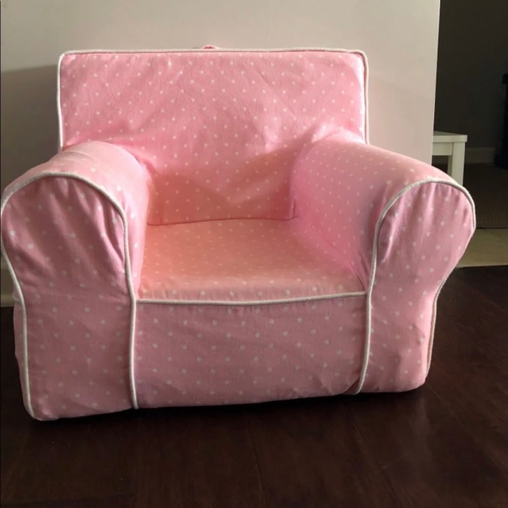 Pottery barn my first anywhere chair polka dot COVER ONLY